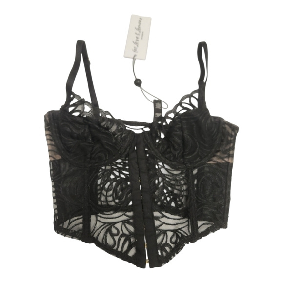 NWT For Love And Lemons After Dark Bustier Top SZ XS - Picture 2 of 14